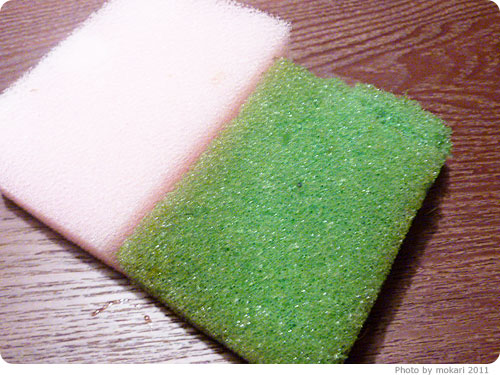 20110506-23　パックスの食器洗い用スポンジをリピート。次はピンク色♪