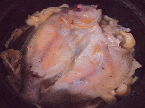 P1041738　一夜干の真鯛を使って鯛飯を作るレシピ