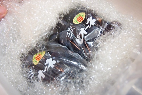 P7260339　広島県産、黒い真珠「三次ピオーネ」ブドウ